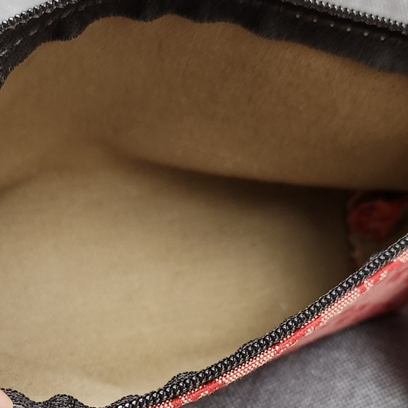 Vintage Dooney and Bourke Double Pocket Pink Monogram Logo Tote With Coin Purse - Picture 3 of 11